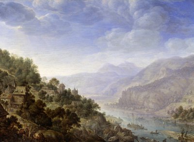 View on the Rhine by Herman Saftleven